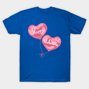 Happy valentine balloons T-Shirt